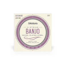 Набор струн D'ADDARIO EJ57 BANJO NICKEL PLATED STEEL CUSTOM MEDIUM (11-22)